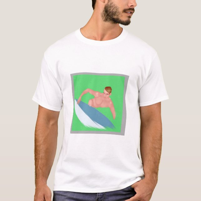 Surfer on a wave t-shirt (Front)