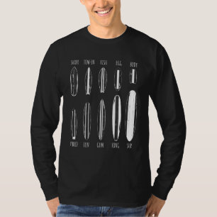 Surfer Portfolio Surfboards Waves Surfing Boy Girl T-Shirt