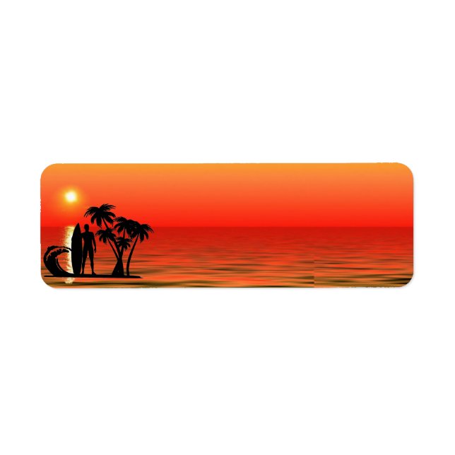 Surfer Return Address Label (Front)