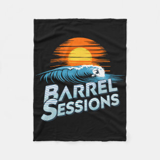 Surfer Rrel Wave Tubing West Coast Socal Norcal Su Fleece Blanket