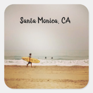 Surfer Square Sticker