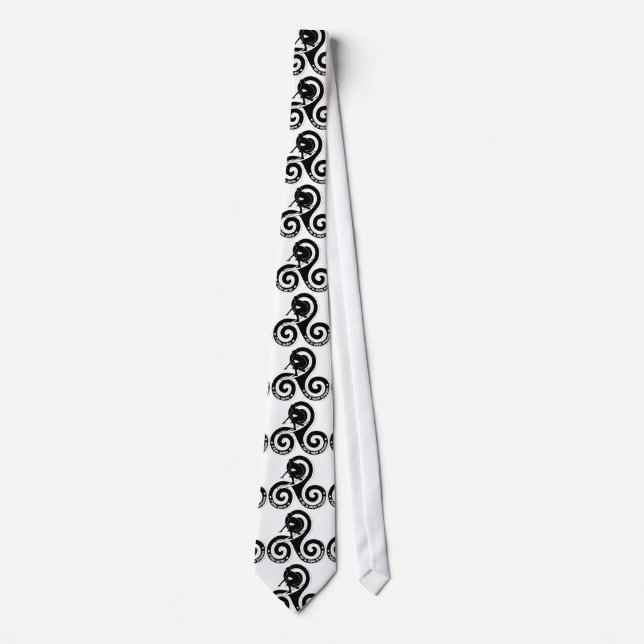 Surfer sur la vague bretonne (version homme) tie (Front)