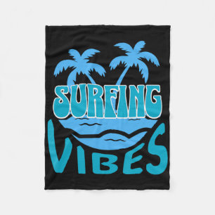 Surfer, Surf, Surf Board Mens Boys Surfing Fleece Blanket