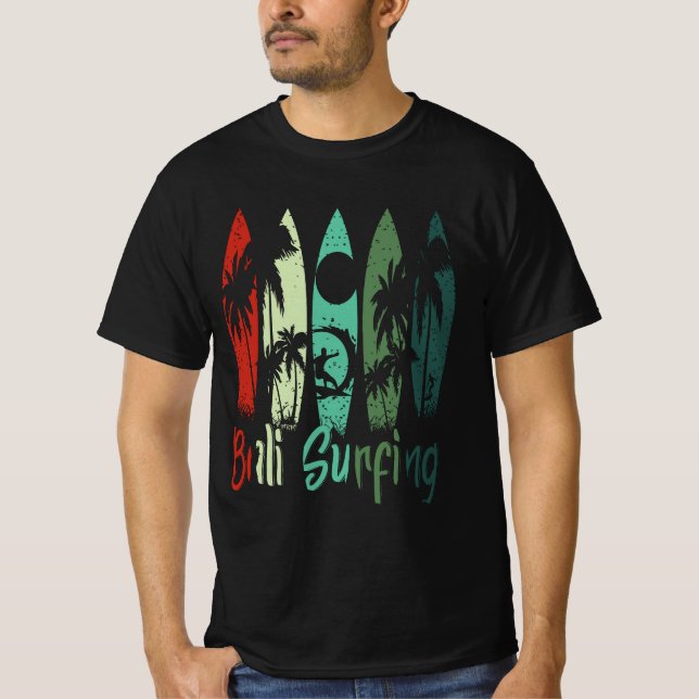 surfer-surfing-surf lovers gift idea T-Shirt (Front)