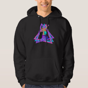 Surfer Synthwave Water Sport Surf 80s Vaporwave Su Hoodie
