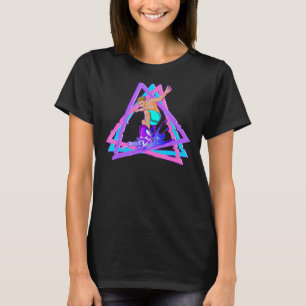 Surfer Synthwave Water Sport Surf 80s Vaporwave Su T-Shirt