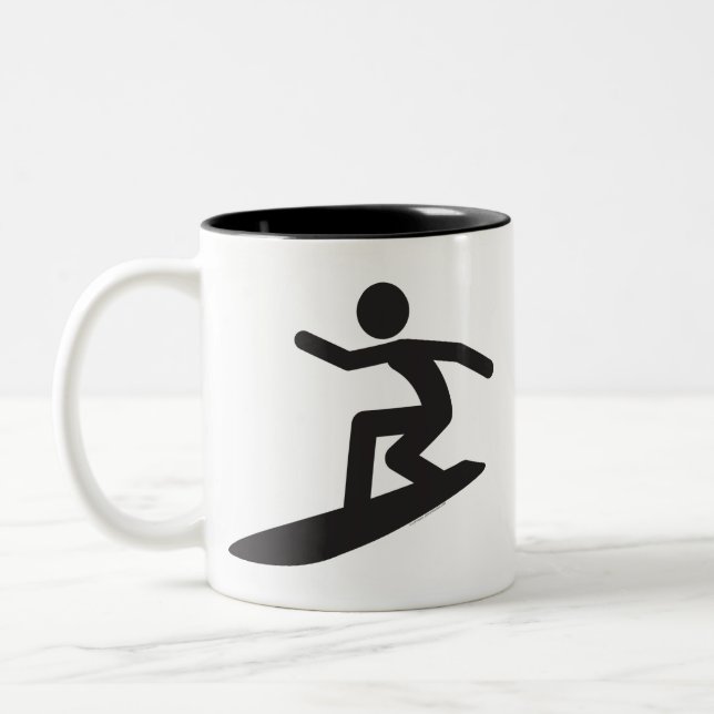 Surfer-T Two-Tone Coffee Mug (Left)