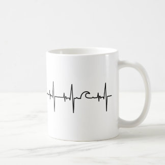 Surfer Tasse heartline Coffee Mug