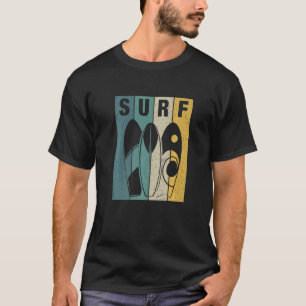 Surfer Vintage Hawaii Waves Surfin Surfing T-Shirt