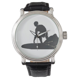 Surfer Vintage Leather Watch