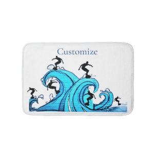 Surfers Everywhere Thunder_Cove Bath Mat