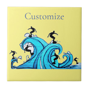 Surfers Everywhere Thunder_Cove Ceramic Tile