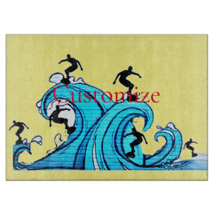 Surfers Everywhere Thunder_Cove Cutting Board