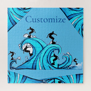 Surfers Everywhere Thunder_Cove  Jigsaw Puzzle