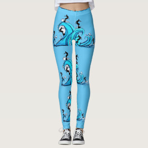 Surfers Everywhere Thunder_Cove  Leggings