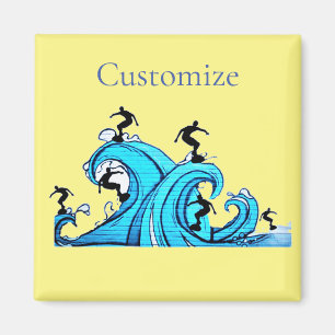 Surfers Everywhere Thunder_Cove Magnet