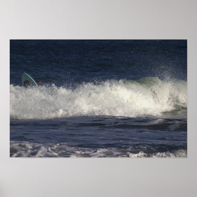 Surfers Hidden a Wave Poster (Front)
