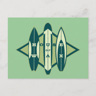 Surfer's House of Wax Postcard