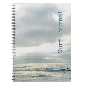 Surfers in the Ocean Notebook