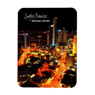 Surfers Paradise Gold Coast Australia City Lights Magnet