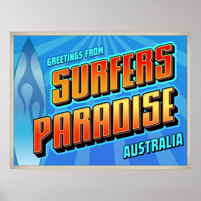 SURFERS PARADISE poster (Front)