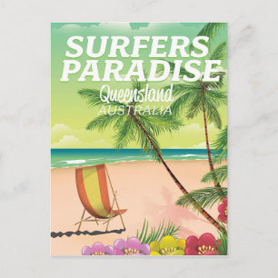 Surfers Paradise Queensland Australia Postcard