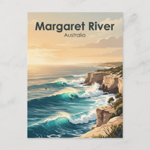 Surfers Point, Margaret River Australia Postcard