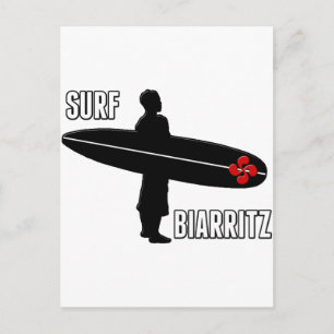 Surfeur Biarritz Basque Postcard