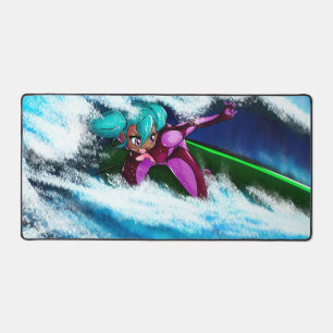 Surfin' Chel Desk Mat