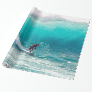Surfing 16 Wrapping Paper