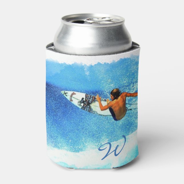 Surfing 1-1B Image Options Can Cooler (Can Front)