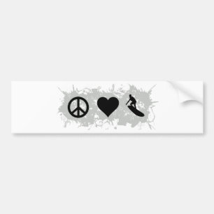 Surfing 1 bumper sticker
