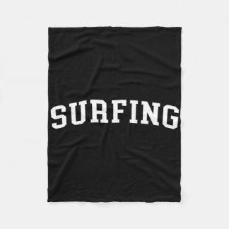 Surfing _1 fleece blanket