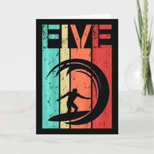 Surfing 5 Birthday Boy Girl Surfer 5 Year Old Card