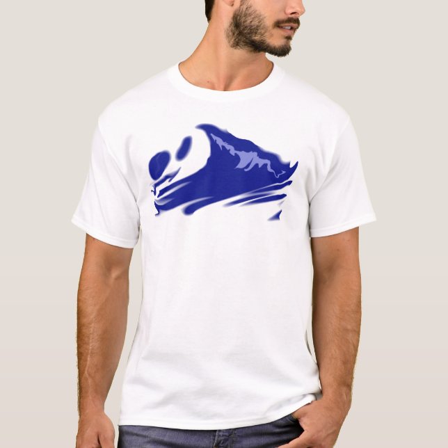 Surfing - Abstract T-Shirt (Front)