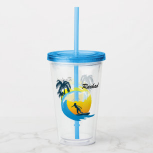 Surfing Acrylic Tumbler