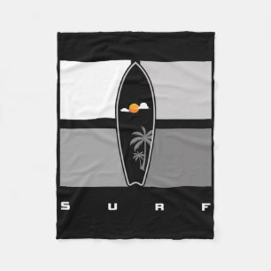 Surfing Apparel - Surfer Surf _2 Fleece Blanket