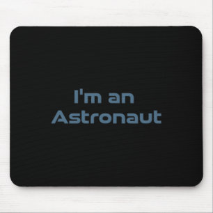 Surfing Astronaut Retro Space Wave Funny Cosmic Mouse Pad