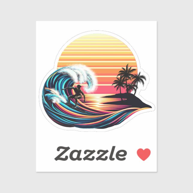 Surfing at Sunset (Sheet)