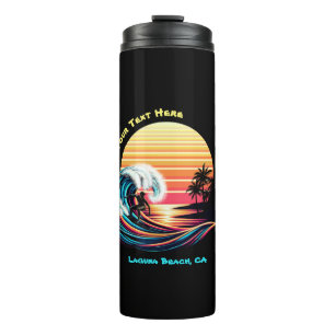 Surfing at Sunset Thermal Tumbler