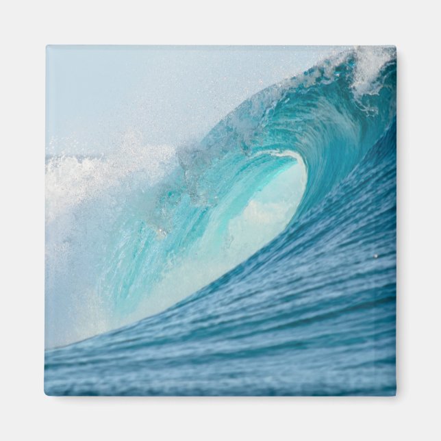 Surfing barrel wave breaking magnet (Front)