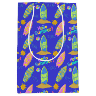 Surfing Beach Summer Medium Gift Bag