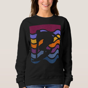 Surfing Beach Surfer Surf Summer Ocean Waves Sweatshirt