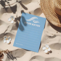Surfing Birthday , The Big One Time Capsule Card