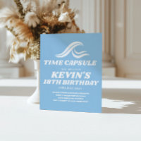 Surfing Birthday , The Big One Time Capsule Sign