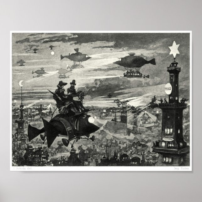 surfing book illustration poster (Front)