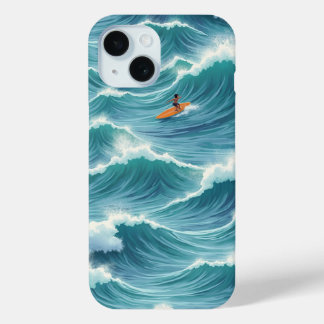Surfing Boy iPhone 15 Case