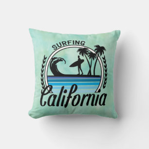 Surfing California Cushion