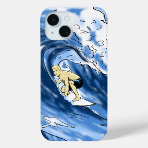 Surfing iPhone 15 Case
