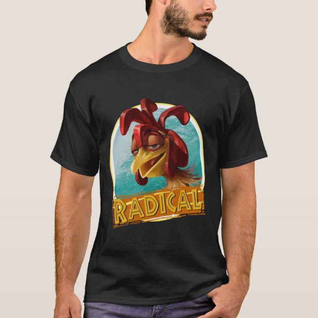 Surfing Chicken Joe - Radical quote T-Shirt (Front)